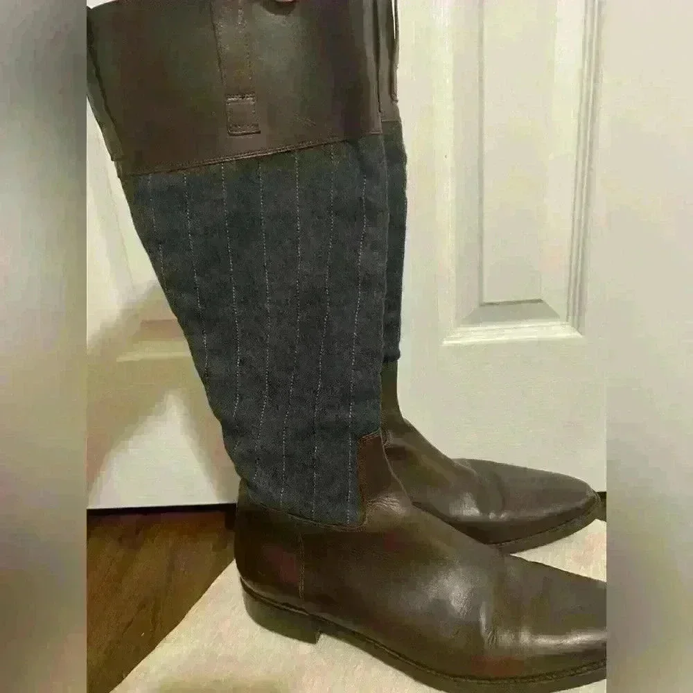 Santoni women’s leather boots size  37/ 6.5